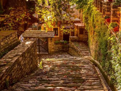 taxi in Volos - Makrinitsa in Autumn