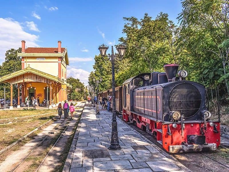 taxi from ano lechonia railway station to Volos