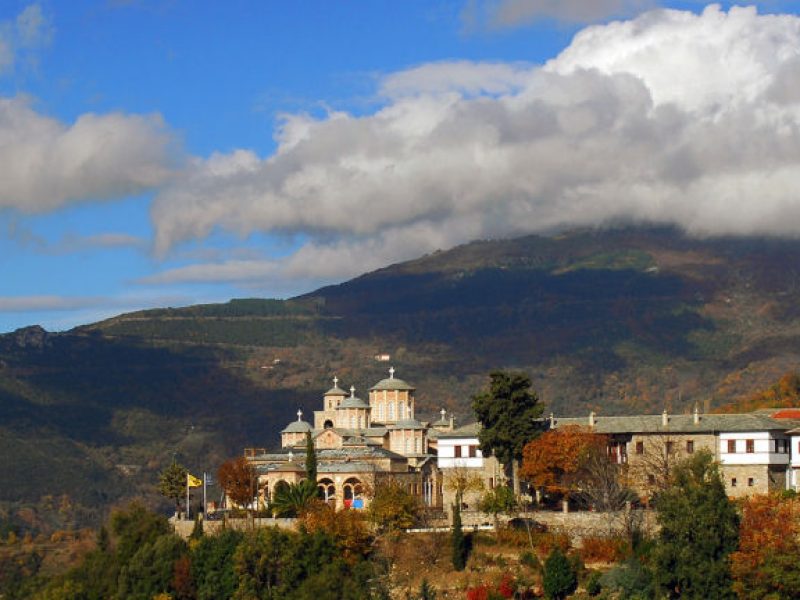 taxi transfer from volos to Monastery of Panmegiston taxiarchon