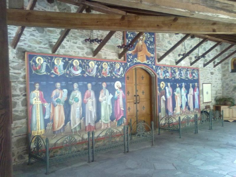 Churche entrance - Great Meteoron Monastery